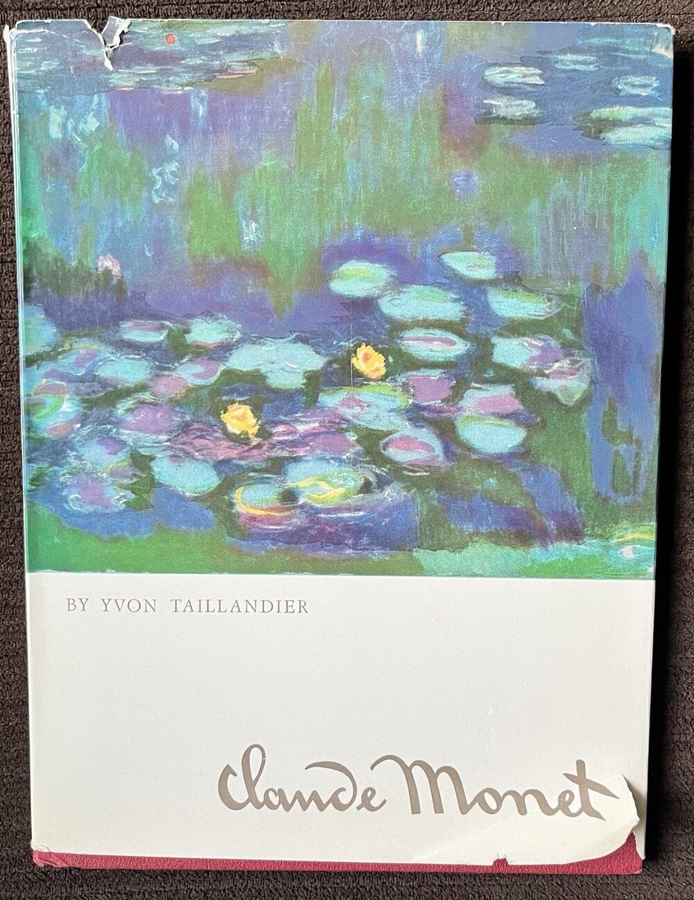 Claude Monet by Yvon Taillandier QLP Art Series Printed In Italy Vintage